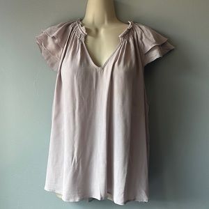 Lilac Flowy Blouse